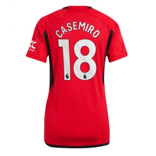 Maillot de foot Manchester United Casemiro #18 Domicile Femmes 2023-24 Manches Courte